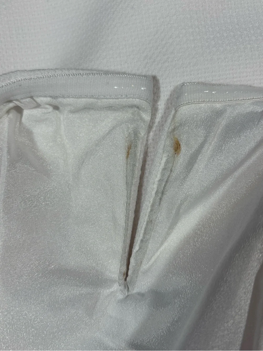 Lulus Women’s Strapless Romper White Peplum Structured Shorts Size Small NWT - Picture 11 of 11
